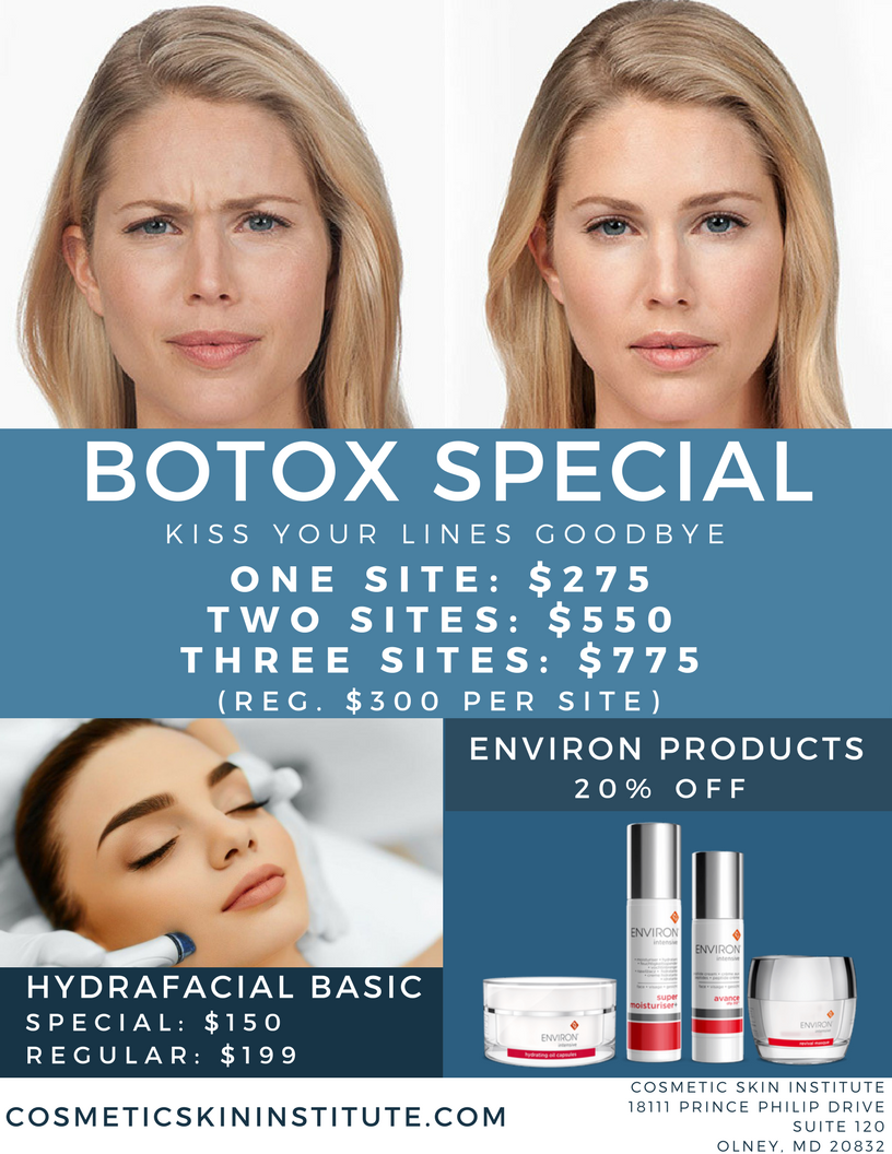 BOTOX SPECIAL (1) Cosmetic Skin Institute Skin Care in Washington
