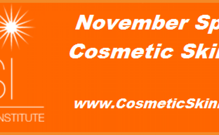 Cosmetic Skin Institute: November 2015 Specials and Discounts